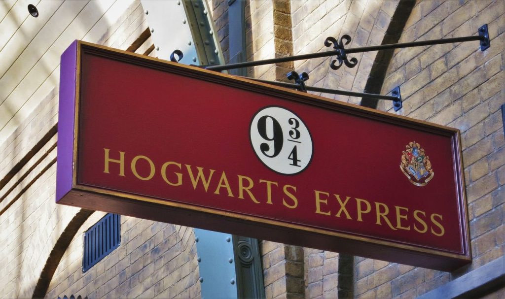Hogwarts Express sign, Warner Bros